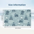 thumbnail image 2 of Cute hippopotamus Bath Towels, Microfiber Towel for Bathroom, Highly Absorbent Shower Towels, Quick Dry Large Towel, Yoga Sports Beach SPA Hotel Towel 32x52 Inch, 2 of 5