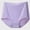 Multicolor, variant on Lumosvexa Women's Plus Size Briefs Breathable Soft Seamless Super High Waist Daily Ice Silk Underwear XL