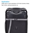 thumbnail image 5 of Uxcell 2m Adjustable with Quick Release Buckle Luggage Strap, Gray, 5 of 5