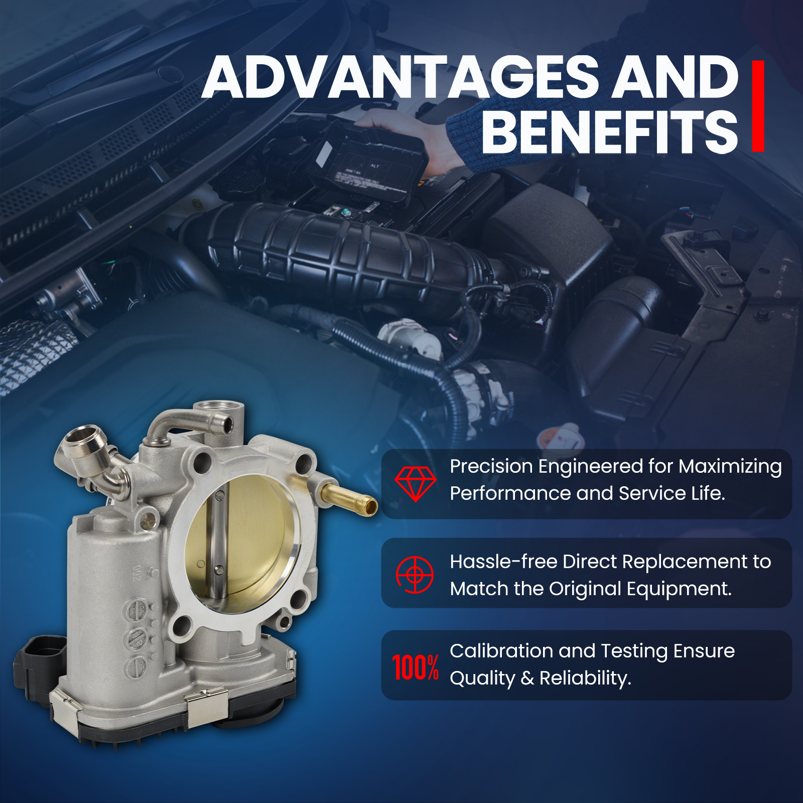 MOCA AUTOPARTS Fuel Injection Throttle Body Fit for 2009-2011 Chevrolet Aveo Aveo5 L4 1.6L & 2012-2018 Chevrolet Sonic L4 1.8L & 2013-2020 Chevrolet Trax L4 1.8L