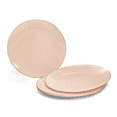 thumbnail image 2 of " OCCASIONS " 320pcs set (40 Guests)-Wedding Party Disposable Plastic Plate Set -40 x 10.25'' + 40 x 7.5'' + Silverware + Cups + Napkins (Bali in Blush & Gold), 2 of 9