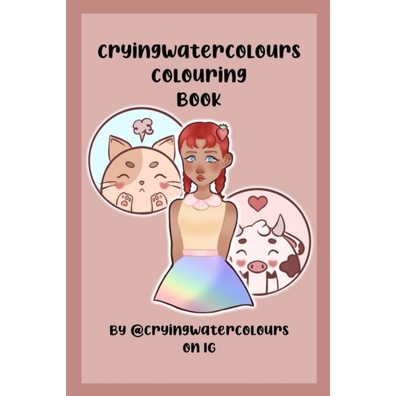 CryingWatercolours Colouring Book, (Paperback)