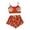 Orange, variant on Weebloom Halloween Cute Pajama Sets For Women Sleeveless Vest Shorts Set Casual Print Home Wear Sleepwear Nightwear Pjs Loungewear Dark Blue Xl
