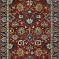 thumbnail image 5 of Oriental Weavers Eliana Area Rug - ELI12 - 2'3" x 7'6" - in Rust Red/ Blue - Vintage Inspired, Stain Resistant, Family and Pet Friendly , Entryway, Hallway Runner Rug, 5 of 5