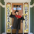 thumbnail image 4 of Class of 2024 Graduation Congrats Grad Porch Banner Sign, So Proud of You Front Door Decorative Gold Hanging Welcome Banner Flag, High School College Graduate Party Decoration Home Outdoor Decor, 4 of 6