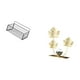 thumbnail image 5 of Cesta de almacenamiento colgante,Cesta de almacenamiento para gabinete organizador de pared colgante,Estatua de estatuilla,Estatuas de hojas y flores de metal,esculturas decorativas.,Inicio, 5 of 8