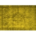 thumbnail image 1 of Ahgly Company Machine Washable Indoor Rectangle Persian Yellow Traditional Area Rugs, 7' x 10', 1 of 4