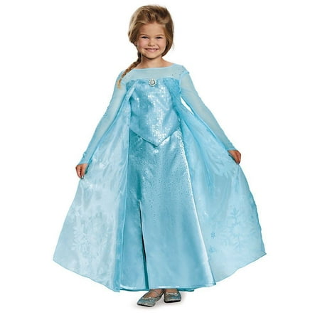 Licensed Disney Frozen Elsa Princess Ultra Prestige Girls Costume Dress ...