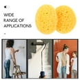 thumbnail image 3 of OULII 2Pcs Yellow Texture Sponge for Wall Paint Drywall Repair Home Use Easy to Store, 3 of 5