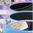 thumbnail image 3 of Auto Drive 2-Piece  Premium Blue Bling Crystal Rhinestone Car Seat Covers - Universal Fit, 25SC65, 3 of 8