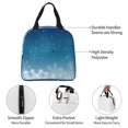 thumbnail image 2 of Kdxio Christmas Snowflakes Print Insulated Lunch Bag,Reusable Tote Lunch Box for Women Men,Leakproof Cooler Lunch Bags for Work Office Travel Picnic, 2 of 6