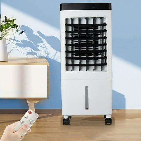 

Saleteraj 3 in 1 Evaporative Cooler Fan Windowless Conditioner Portable Conditioner for Room/Office White