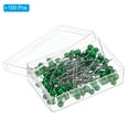 thumbnail image 3 of Uxcell Sewing Pins, 1.5 Inch Straight Pin with Plastic Pearlized Ball Head, Green,100Pack, 3 of 6