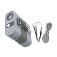 thumbnail image 3 of Ventilador portátil de cintura recargable para correr, viajar, al aire libre y montaña. Gris verde, 3 of 9