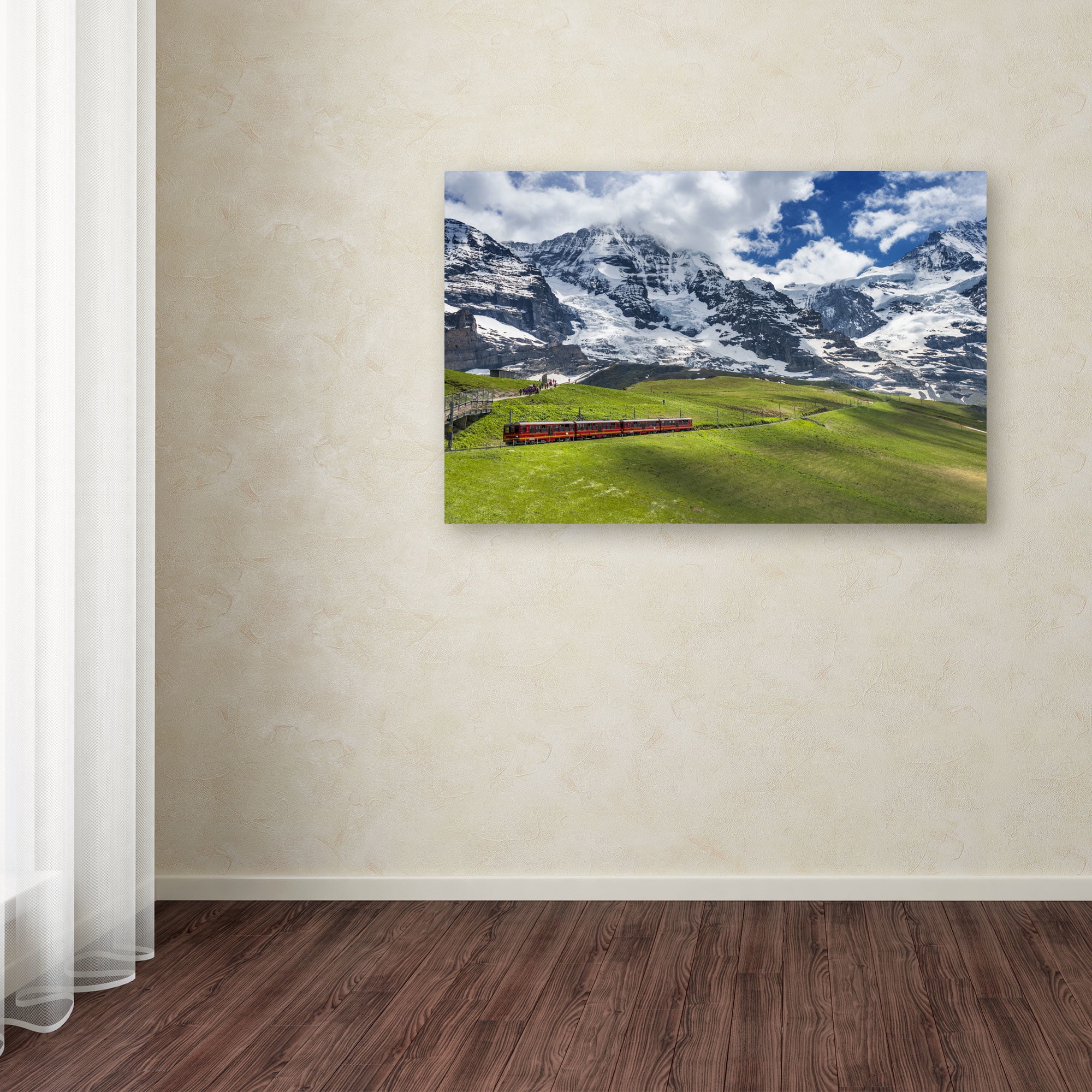 Trademark Fine Art "Beautiful Switzerland" Canvas Art by Philippe Sainte-Laudy