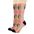 thumbnail image 1 of ThisWear Funny Quote Gift Olive You More Punny Valentine Socks Cute Food Gifts 1-Pair Novelty Crew Socks, 1 of 5