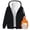 Black, variant on Winter Hoodies for Women Zip Up Hooded Long Sleeve Casual Comfy Loose Warm Soft Jacket Coat S