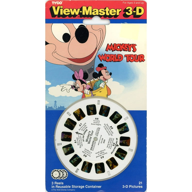  Disney Learning #1 - My Disney A-B-C's - Classic View-Master -  3 Reel Set on Card : Toys & Games