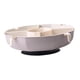 thumbnail image 5 of Cesta de frutas, olla caliente, bandeja de drenaje, platos para dulces y aperitivos, rotación de 360 ​​grados S Gris Blanco, 5 of 9