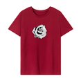 thumbnail image 1 of Camiseta básica de verano Yinane para mujer senderismo viajes Camping rojo, 1 of 7