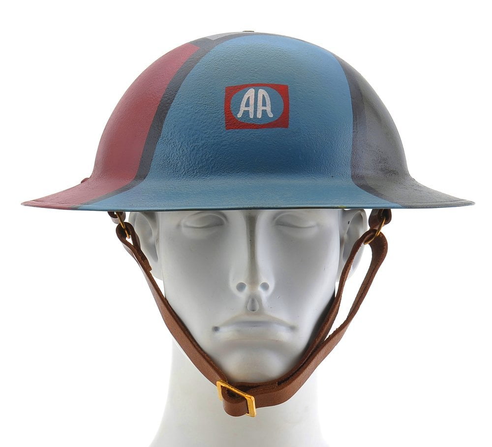 US WW1 M1917 Brodie Helmet Doughboy Helmet 82nd Airborne