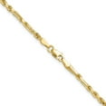 thumbnail image 7 of Diamond2Deal 14K Yellow Gold 2.75mm Diamond-Cut Milano Rope Chain Necklace for Women 20", 7 of 7