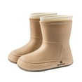 thumbnail image 4 of HAOTAGS Rain Boots for Women, Rainy Day Wear Waterproof Casual Shoes Khaki 8, 4 of 4
