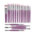 thumbnail image 1 of Purple & Silver 20-Piece Professional & Daily Makeup Brush Set, 1 of 7
