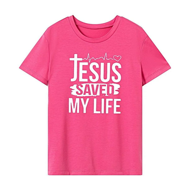 Camiseta para mujer, disfraz de verano, cuello redondo suave, camisetas de verano para viajes, deportes, viajes SG
