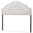 thumbnail image 2 of Copper Grove  Daisy Modern Button Tufted Headboard Beige, Grey King, 2 of 5