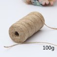thumbnail image 2 of 100 Hook Florists Woven Rope Premium Jute Material Fashion Braided Rope Cylindrical Braided Rope 100 Woven Ropes, 2 of 5