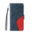 thumbnail image 3 of Case for LG K40S Leather Wallet Book Flip Folio Stand View Cover - Blue, 3 of 5