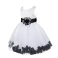 thumbnail image 4 of inhzoy Kids Flower Girls Wedding Party Petals Tulle Dress, 4 of 7