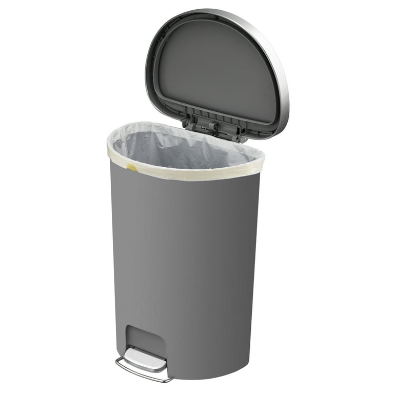 Better Homes & Gardens 14.5-Gallon Stainless Steel Garbage Can 