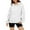 White, variant on Enjoytime Women's Fashion Hoodies & Sweatshirts Solid Color Long Sleeve Pullover Tops Casual Loose Hooded with Front Pocket