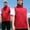 c01Red, variant on USNSM Men's Windproof Lightweight Golf Vest Outerwear with Pockets, Softshell Sleeveless Jacket for Running Hiking Sports Red L