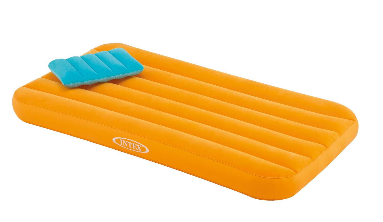 Intex Cozy Soft Kids Orange Inflatable Air Bed Mattress 62"L x 34.50"W 