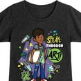 thumbnail image 3 of Karma's World - Speak Through Art - Winston - Toddler & Youth Girls Short Sleeve Graphic T-Shirt, 3 of 5