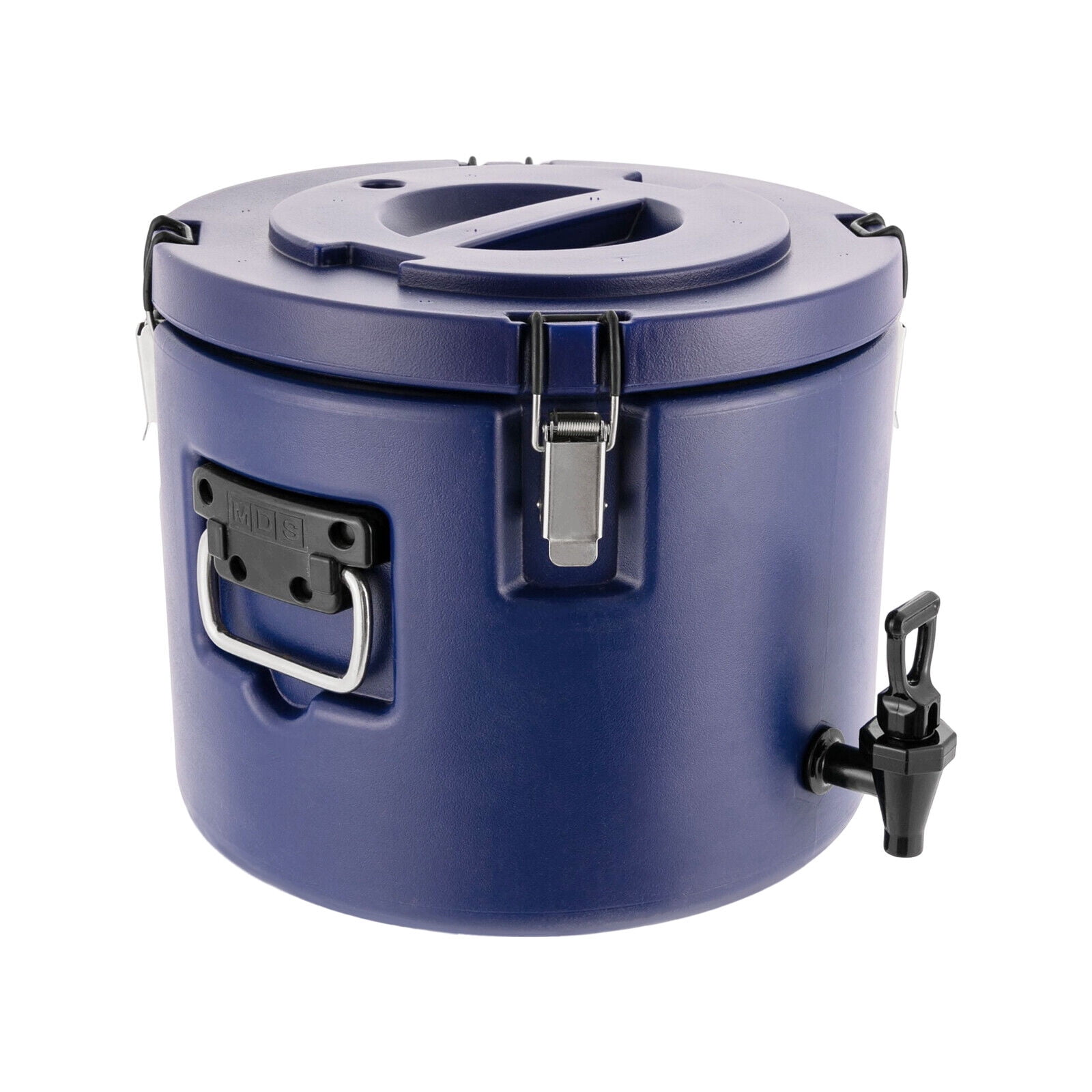 20L Water Cooler Jug Portable Camping Beverage Dispenser Bucket Spout Stainless Steel Beverage Dispenser Round