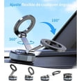 thumbnail image 3 of Soporte magnético para coche con ventosa – Ajustable 360°, compatible con iPhone y Android, 3 of 6