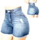 thumbnail image 4 of Txlixc Pantalones cortos casuales para mujeres, pantalones cortos de cintura alta Txlixc  moda, 4 of 7