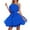 Blue_001, variant on European Style Tube Top Mesh Elegant Bow Tie Tutu Party Dress for Women Fashionable Layered Attire Black XXL