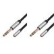 thumbnail image 1 of Cable de audio de 6.35 mm a de 3.5 mm para auriculares de guitarra y piano (3 m), 1 of 7