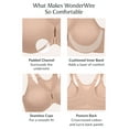 thumbnail image 6 of Glamorise WonderWire Front-Closure Posture Back Underwire Bra 9265 (Women's & Women's Plus), 6 of 8