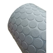 G-Floor 5 x 10 Small Coin Vinyl Garage Flooring Cover - Slate Grey