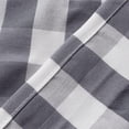 thumbnail image 4 of Nvzi Orange and White Buffalo Check Door Window Curtain with Tieback Rod Pocket Farmhouse Sidelight Curtains for Glass Door Patio Front Door, 1 Panel (Orange White,25x40), 4 of 5