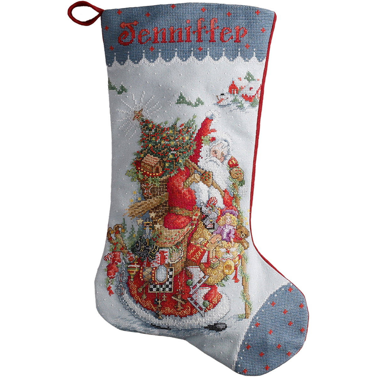 Bucilla Christmas Stocking Kit 82733 Counted Cross Stitch
