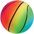 thumbnail image 1 of Rainbow Pvc Basketballs - Pack of 12, 1 of 1