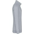 thumbnail image 3 of Kariban Mens Zip Neck Sweatshirt, 3 of 3