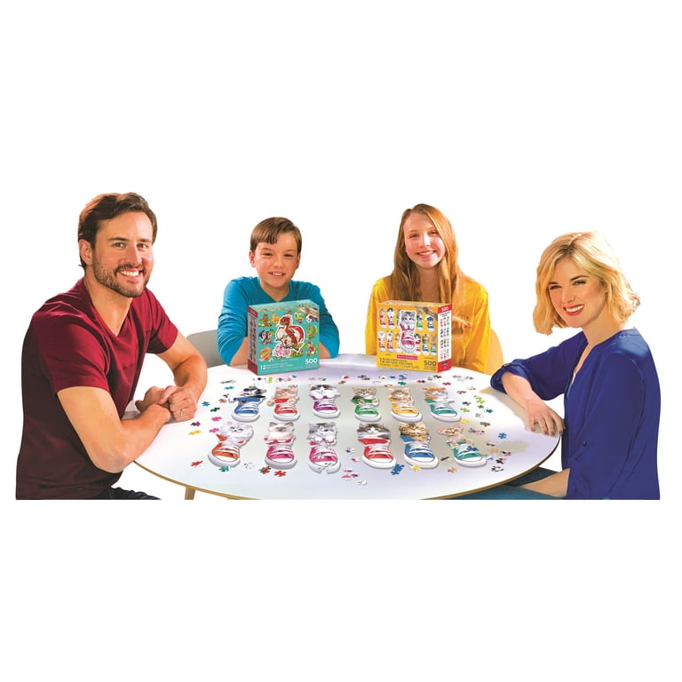 Cra-Z-Art Multi-Shaped 500-Piece Main Street Jigsaw Puzzle